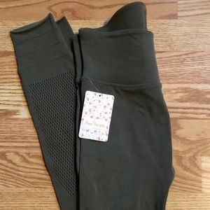 Olive Green Free People Leggings